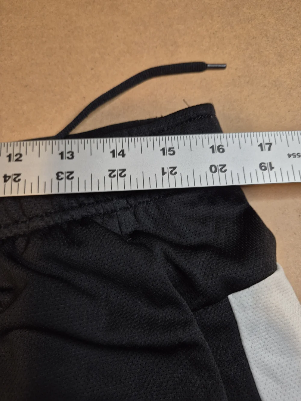 Nike Black Athletic Shorts with White Accent 4568/7